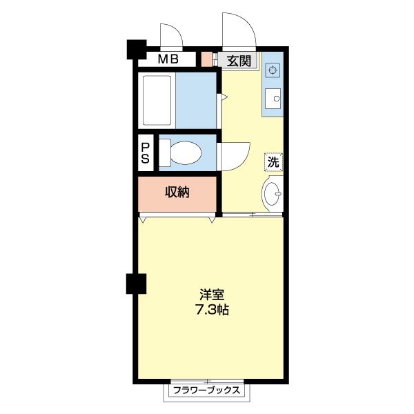 シャトル壱番館（301） 間取り図画像