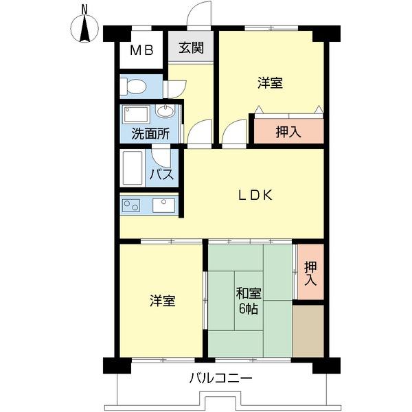 間取り反転タイプ