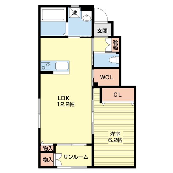 グッドライフステージ竹ヶ鼻（105） 間取り図画像