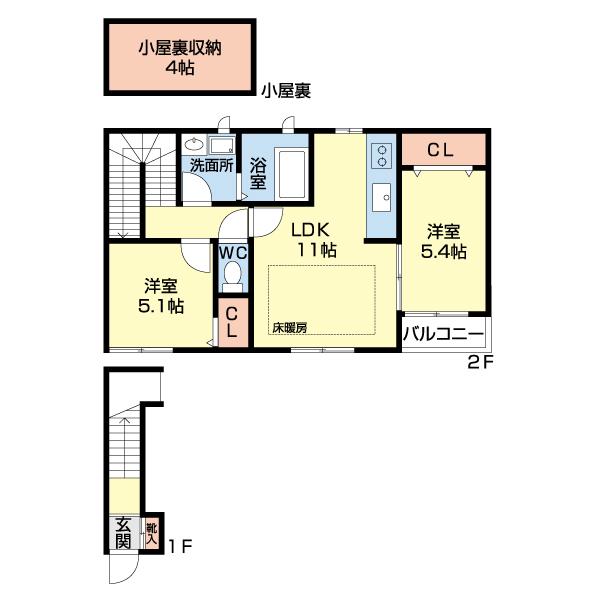 ラックハイム（202） 間取り図画像