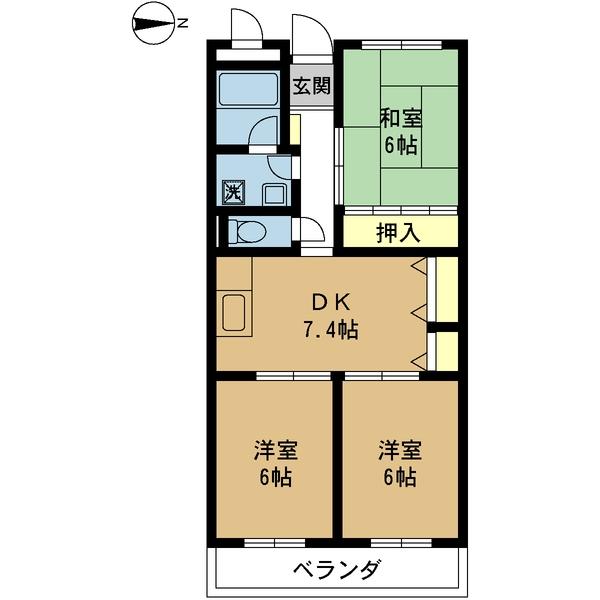 マンション亨（103） 間取り図画像