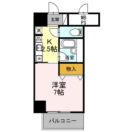 サンタウン竹鼻　A（521） 間取り図画像