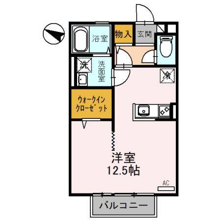風花（105） 間取り図画像