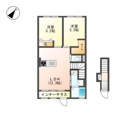 メゾン　ベイリーフ 間取り図画像
