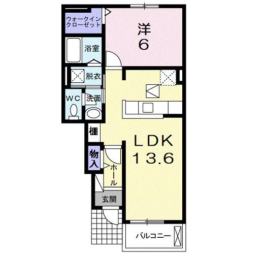 ベル　アンジュ（102） 間取り図画像