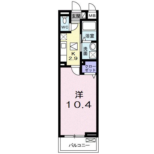 フォレストパーク・八番館（105） 間取り図画像