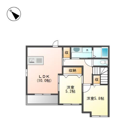 ｓｏｌｅｉｌ　ｌｅｖａｎｔⅠ　（ソレイユ　ルヴァン） 間取り図画像