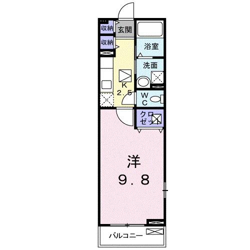 カーサ　プラシード（101） 間取り図画像