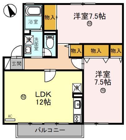 EAST NONAMI 弐番館（103） 間取り図画像