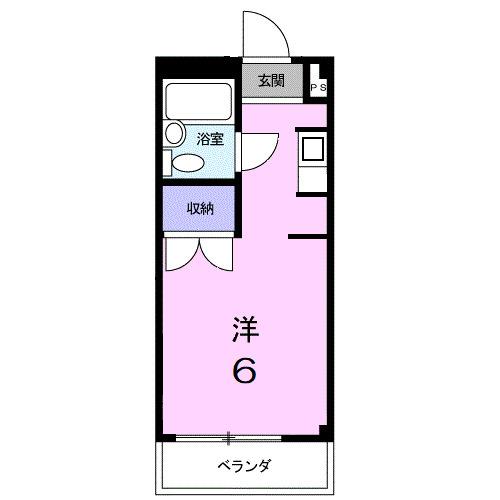 コーポスバル（203） 間取り図画像