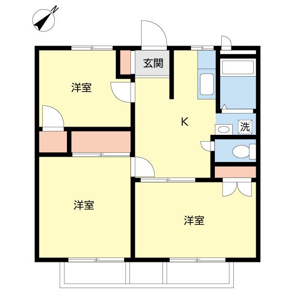 マイアビエＡ（102） 間取り図画像