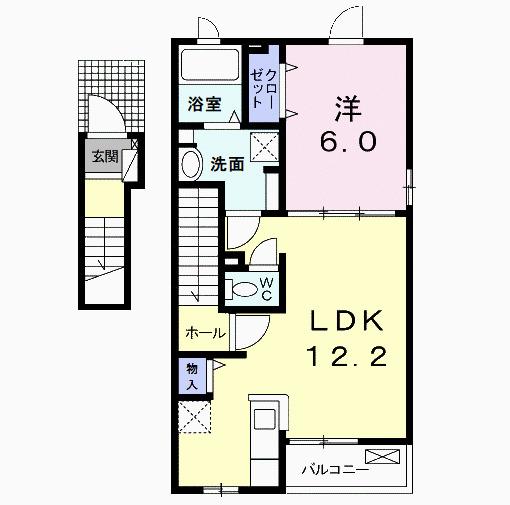 Ｋｌａｒ　ｇａｒｄｅｎⅡ（201） 間取り図画像