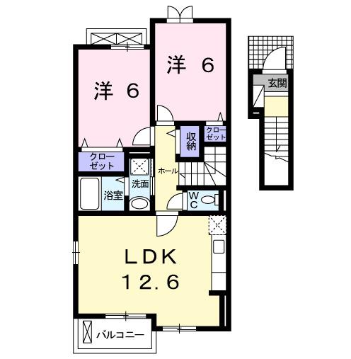フロンティア（203） 間取り図画像