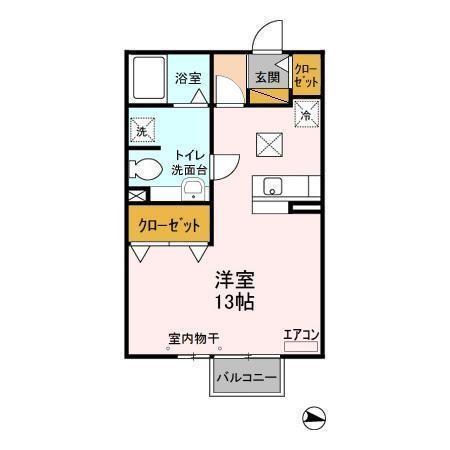 リヴェール（102） 間取り図画像