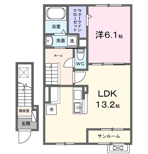 グラン・パティオⅡ（205） 間取り図画像