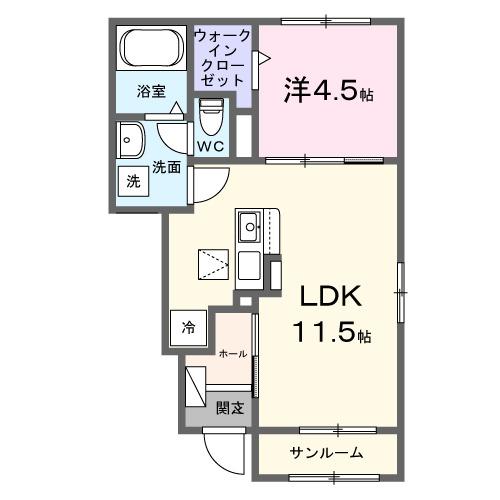 グラン・パティオⅡ（106） 間取り図画像