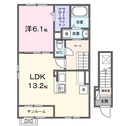 グラン・パティオⅠ（201） 間取り図画像