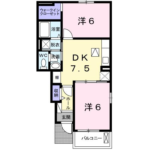 インペリアルⅡ（104） 間取り図画像