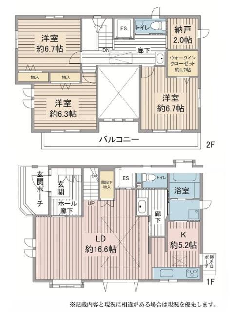 収納たっぷり3SLDK！家事動線が考えられた使いやすい間取りです。