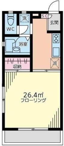 港南ハイツ 間取り図画像