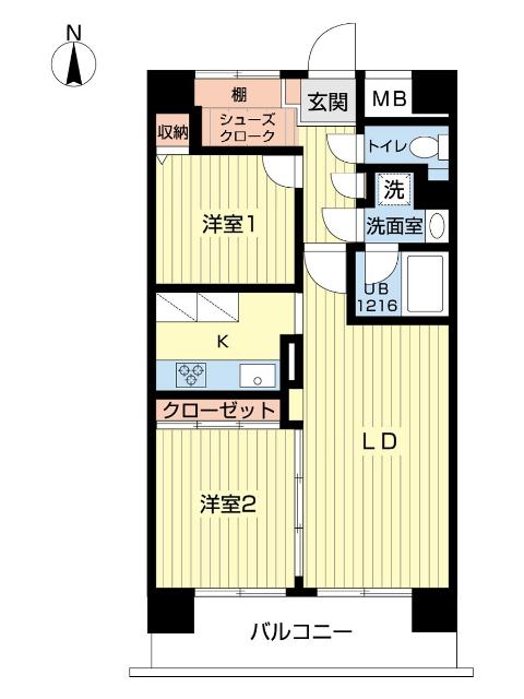 アルス笹塚 間取り図画像