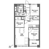 大森駅前住宅1号棟 間取り図画像