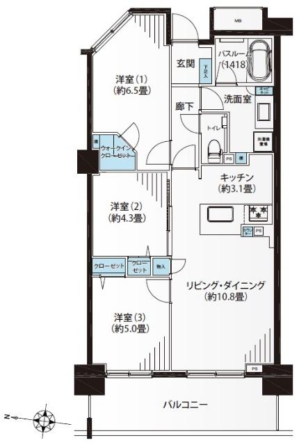 東京マスタープレイス 間取り図画像
