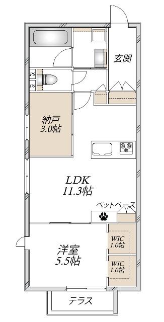  間取り図写真