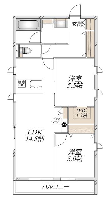  間取り図写真