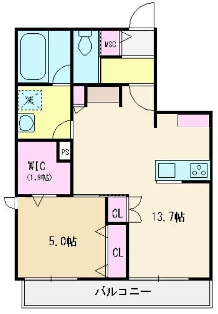 ＨＥＢＥＬ ＭＡＩＺＯＮ　Ｆｅｌｉｚ（ヘーベルメゾン　フェリス） 間取り図画像