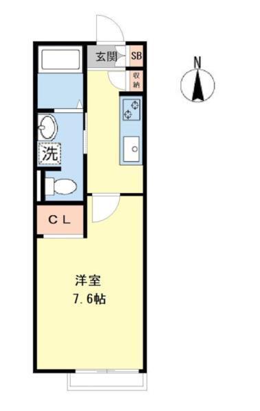 グレース氷川台（205） 間取り図画像