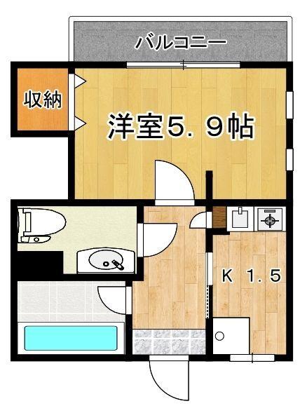 クレスト４６（102） 間取り図画像