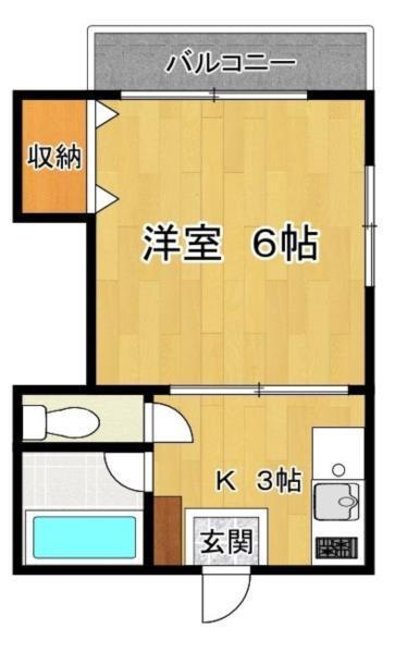 フラット３０（206） 間取り図画像