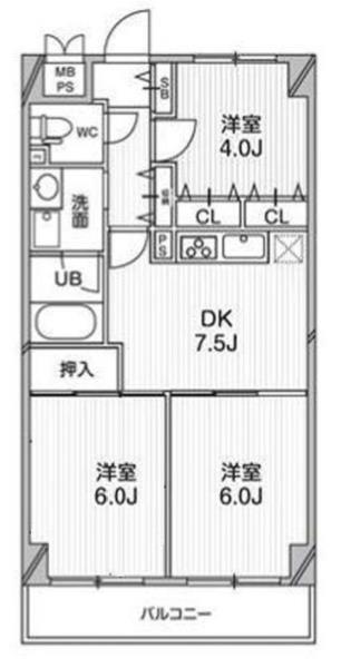 オーキッドレジデンス練馬北町（605） 間取り図画像
