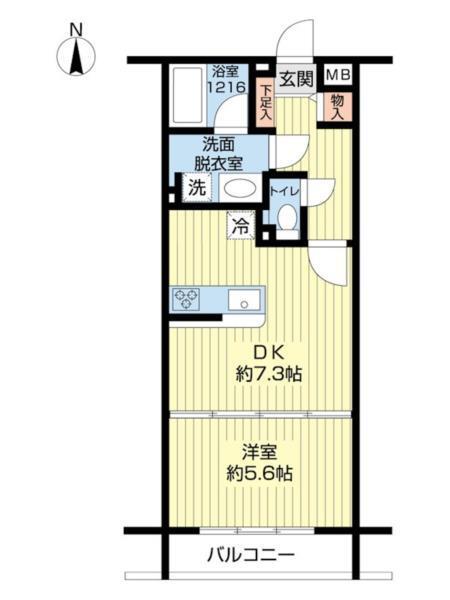モンレーヴ桜台（202） 間取り図画像