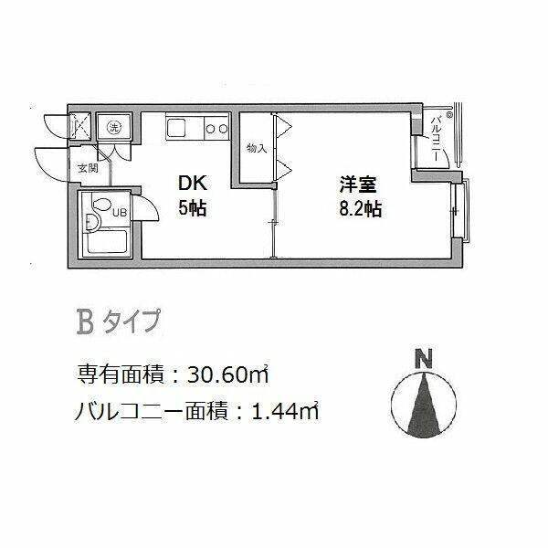 パレ・ドール氷川台（202） 間取り図画像