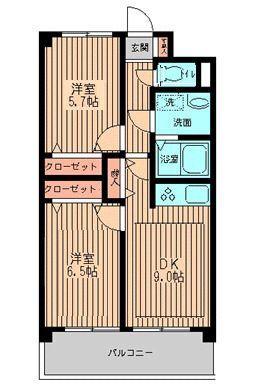 サンライフ氷川台（205） 間取り図画像