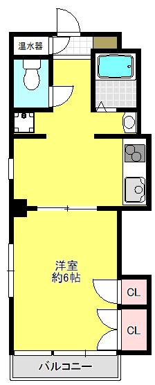 ロッヂングオゾン（304） 間取り図画像