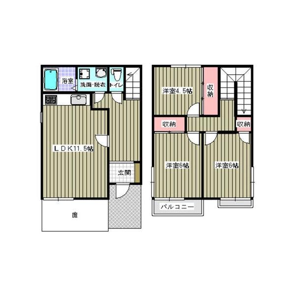 グリーンヴィレッジ宮前平Ａ（1） 間取り図画像