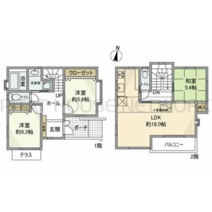  間取り図写真