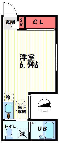 ソリッド溝の口（103） 間取り図画像