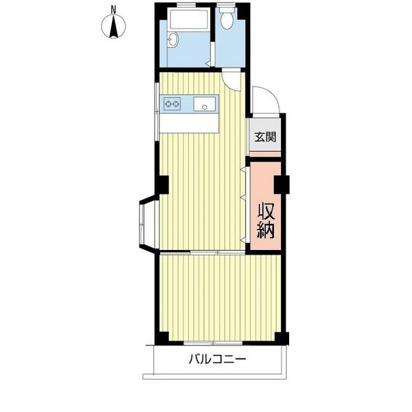 阿部マンション（202） 間取り図画像