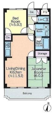 アーク溝の口（203） 間取り図画像