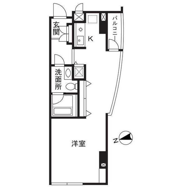 世田谷区玉川台マンション 間取り図画像