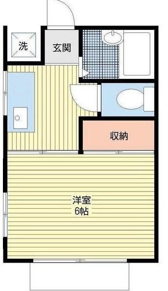 スターハイツＢ棟（201） 間取り図画像