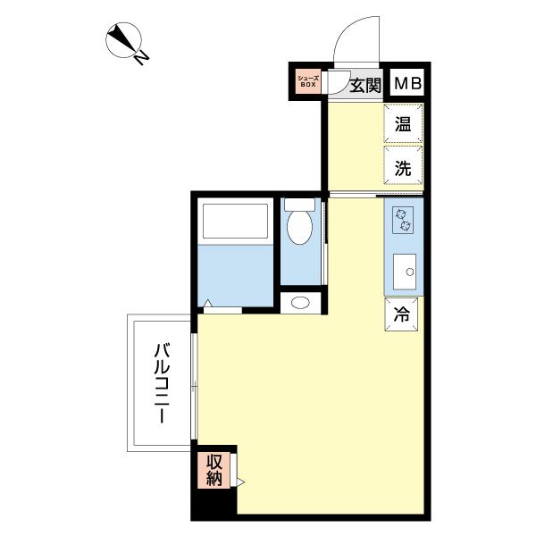 よもマンション2（302） 間取り図画像