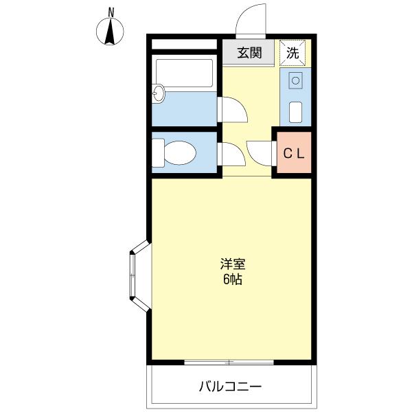 ウェルネス高津（201） 間取り図画像
