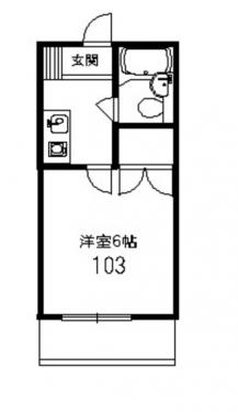 プレミール二子（103） 間取り図画像