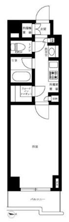 世田谷区弦巻マンション 間取り図画像