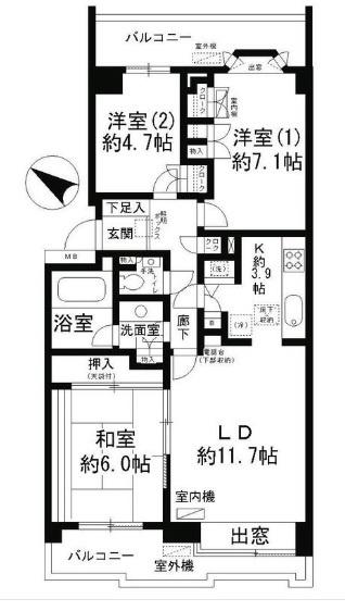  間取り図写真